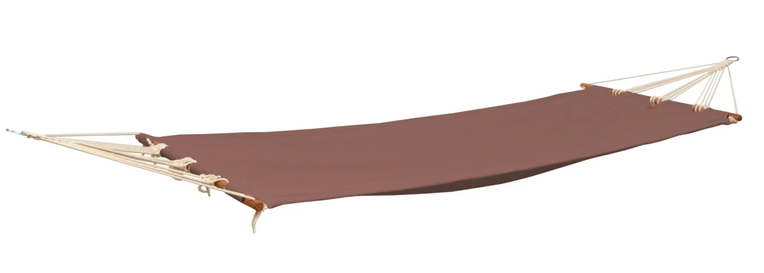 Outdoor Stabhängematte 190x80cm Garten Hängematte Mit Stange Bis 100kg Braun