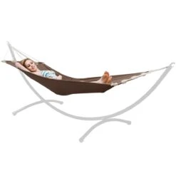 Outdoor Stabhängematte 190x80cm Garten Hängematte Mit Stange Bis 100kg Braun 10 Outdoor Stabhängematte 190x80cm Garten Hängematte Mit Stange Bis 100kg Braun -Entspannender Garten 8600295800 11814 prod 005