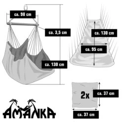 Hängestuhlgestell Mit Hängesessel 215cm Metallgestell Bis 120kg Mit 2 Kissen 10 Hängestuhlgestell Mit Hängesessel 215cm Metallgestell Bis 120kg Mit 2 Kissen -Entspannender Garten 8600295800 11820 prod 005