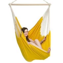 XXL Hängesessel 185x130cm Hängestuhl 2 Personen Hängesitz Bis 150kg Baumwolle Hängematte 360° Swifel -Entspannender Garten 8600295800 3190 prod 006