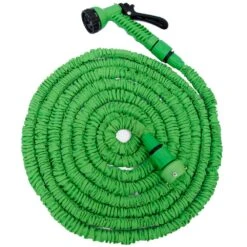 Hochwertiger Gartenschlauch Flexibler Wasserschlauch Schlauch 7m-15m Inkl 7fach Multifunktions Sprüh