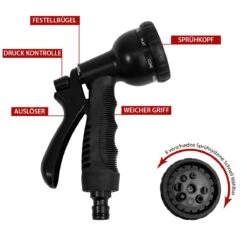 Dehnbarer Gartenschlauch Mit Brause 2,5m - 7,5m Flexibler Wasserschlauch 8 Dehnbarer Gartenschlauch Mit Brause 2,5m - 7,5m Flexibler Wasserschlauch -Entspannender Garten 8600295800 3463 prod 003