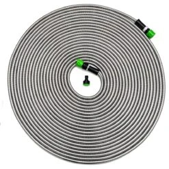 22,5 M Knickfreier Gartenschlauch Edelstahl Wasserschlauch Flex Metall Schlauch