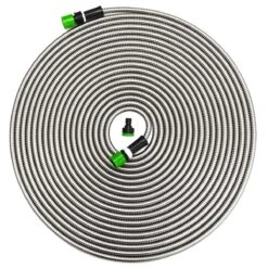 30 M Knickfreier Gartenschlauch Edelstahl Wasserschlauch Flex Metall Schlauch