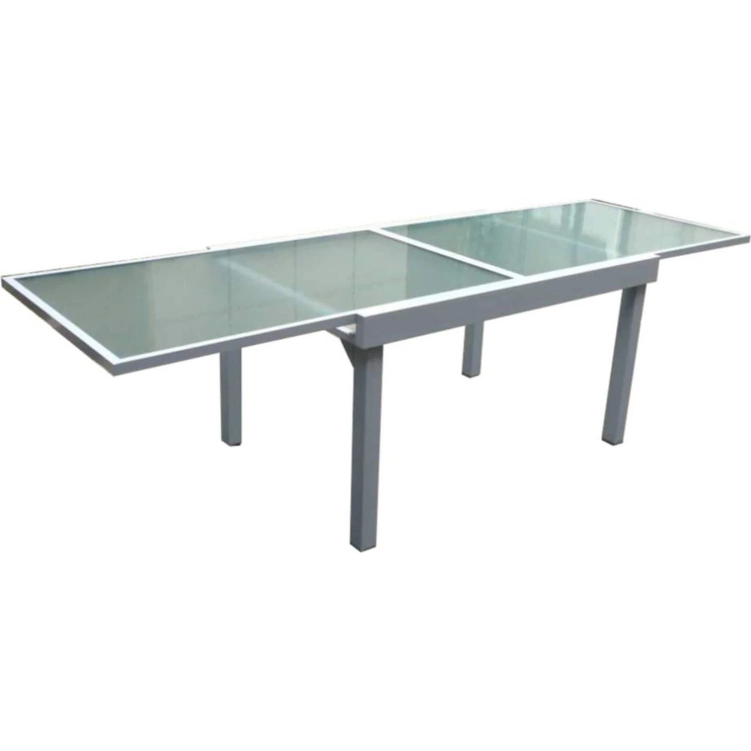 Garden Pleasure Ausziehtisch 135/270x90 Garten Terrasse Alu Glas Tisch Esstisch 5 Garden Pleasure Ausziehtisch 135/270x90 Garten Terrasse Alu Glas Tisch Esstisch – Bild 5