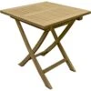 Garden Pleasure Teak Gartentisch Solo 70x70 Garten Holz Esstisch Tisch Klappbar