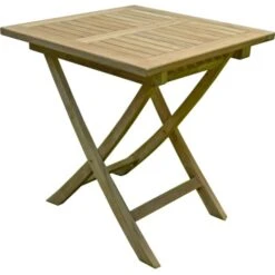 Garden Pleasure Teak Gartentisch Solo 70x70 Garten Holz Esstisch Tisch Klappbar -Entspannender Garten 8600296500 15499 prod 003