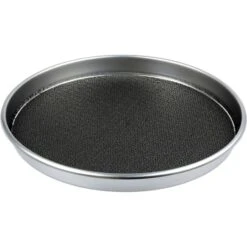 CHG Serviertablett "Antirutsch", Edelstahl 0,7 Mm, Ca. Ø 40 X 4 Cm