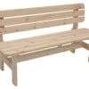 DEGAMO Bank BERGEN 3-sitzer 150cm, Kiefer Natur