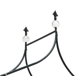 Relaxdays Rankbogen Metall Geschwungen Mit Kugeln -Entspannender Garten 8600323900 100179040 prod 006