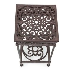 Relaxdays Blumenhocker Quadratisch -Entspannender Garten 8600323900 1002011658 prod 003