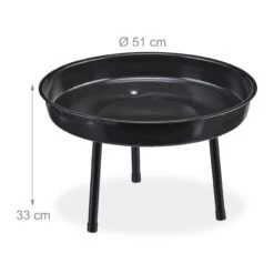 Relaxdays Schwenkgrill Mit Grillrost & Feuerschale -Entspannender Garten 8600323900 100338400 prod 005