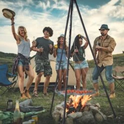 Relaxdays Schwenkgrill Dreibein Mit Grillrost -Entspannender Garten 8600323900 100338460 prod 003