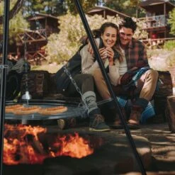 Relaxdays Schwenkgrill Dreibein Mit Grillrost -Entspannender Garten 8600323900 100338460 prod 005