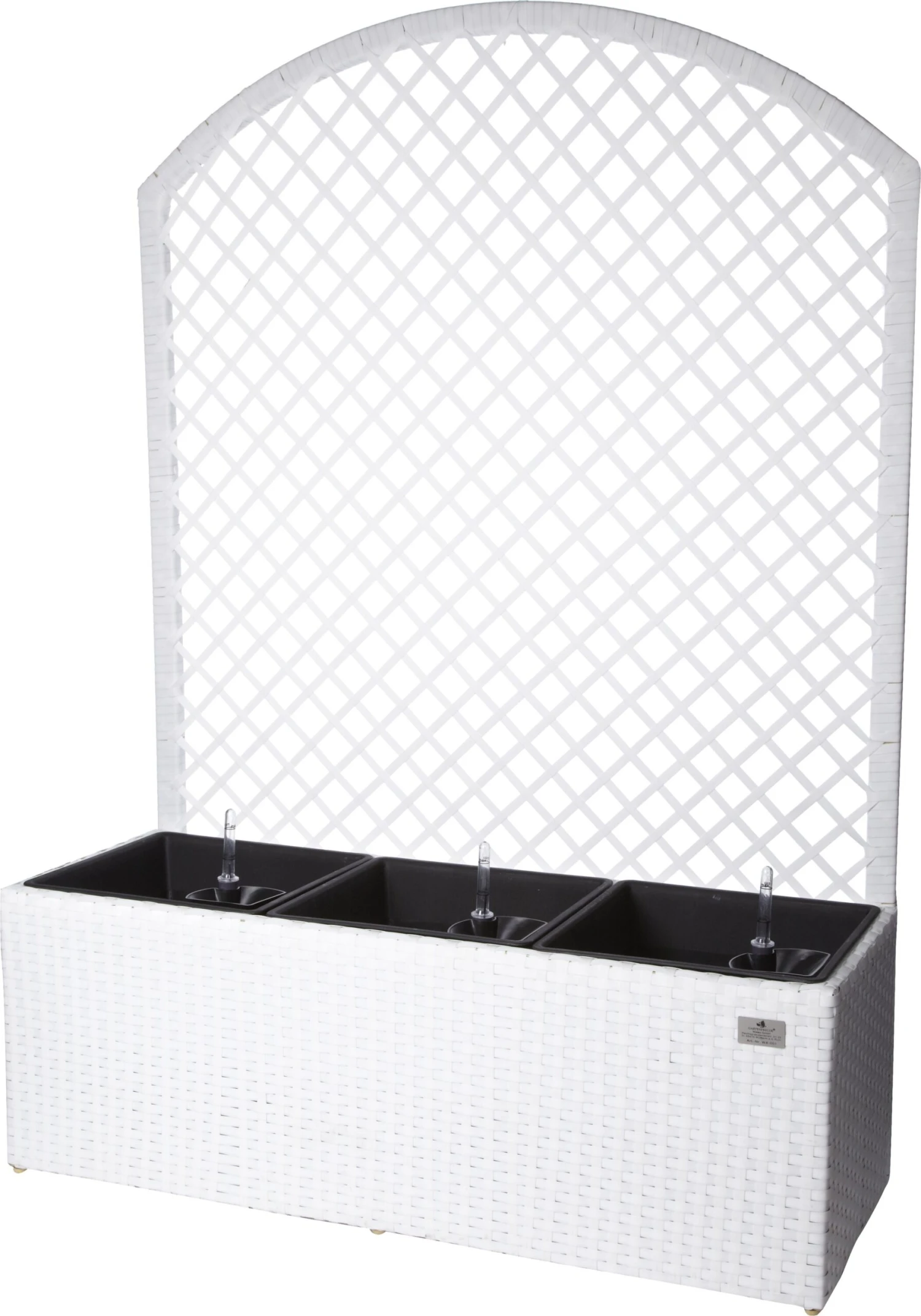 Gartenfreude Pflanzkübel Polyrattan Blumenkasten 2 Gartenfreude Pflanzkübel Polyrattan Blumenkasten – Bild 2