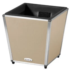 AMARE Pflanzkübel Lederoptik Pflanzgefäß