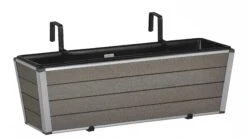 Gartenfreude Balkonkasten WPC Pflanzkasten