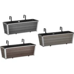 Gartenfreude Balkonkasten WPC Pflanzkasten -Entspannender Garten 8600335500 4450 1007 002 prod 006