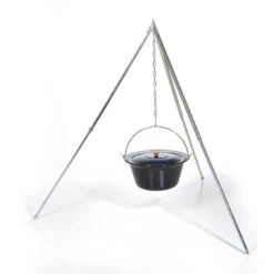 Acerto® Gulaschkessel 14 Liter + Dreibeingestell 170cm