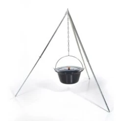 Acerto® Gulaschkessel 30L + Dreibeingestell 170cm -Entspannender Garten 8600335800 31067 prod 004