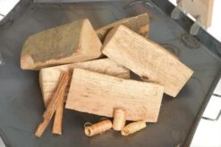 Acerto Feuerschale 55cm + 3 Flammlachsbretter + 5 Stk. Kaminholz Buche -Entspannender Garten 8600335800 34048 prod 004