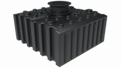 GreenLife Regenwasser-Flachtank 5.000 L Mit Ausgleichsdom Und Begehbarer Abdeckung