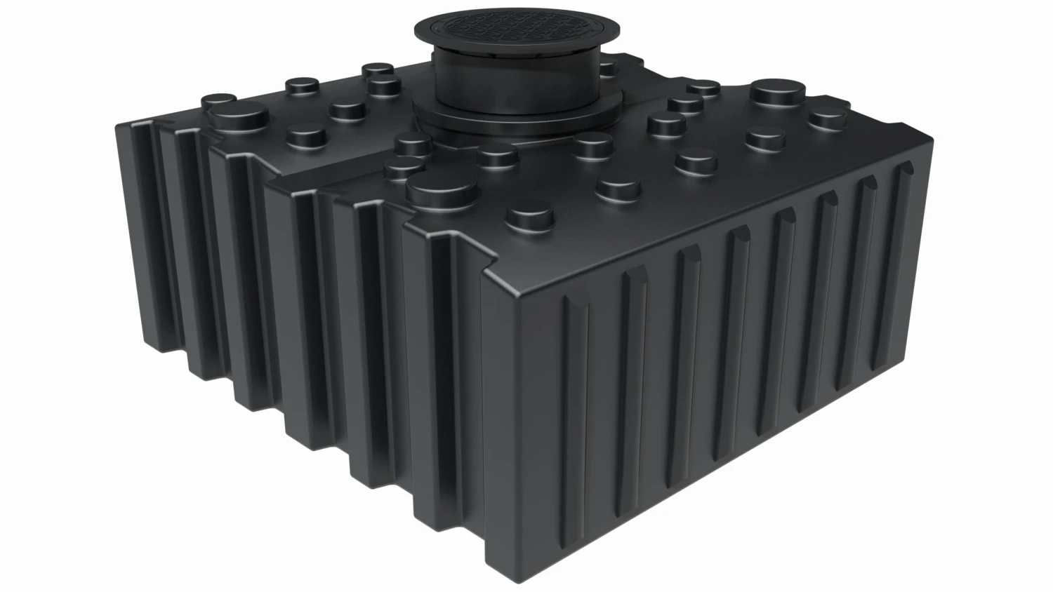 GreenLife Regenwasser-Flachtank 5.000 L Mit Ausgleichsdom Und Begehbarer Abdeckung 1 GreenLife Regenwasser-Flachtank 5.000 L Mit Ausgleichsdom Und Begehbarer Abdeckung