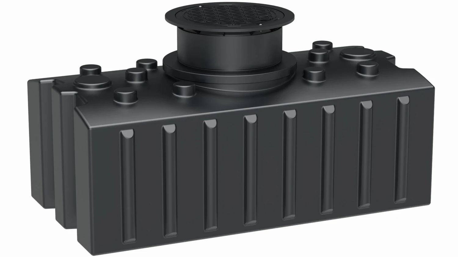 GreenLife Regenwasser-Flachtank 2.000 L Mit Ausgleichsdom Und Begehbarer Abdeckung 1 GreenLife Regenwasser-Flachtank 2.000 L Mit Ausgleichsdom Und Begehbarer Abdeckung