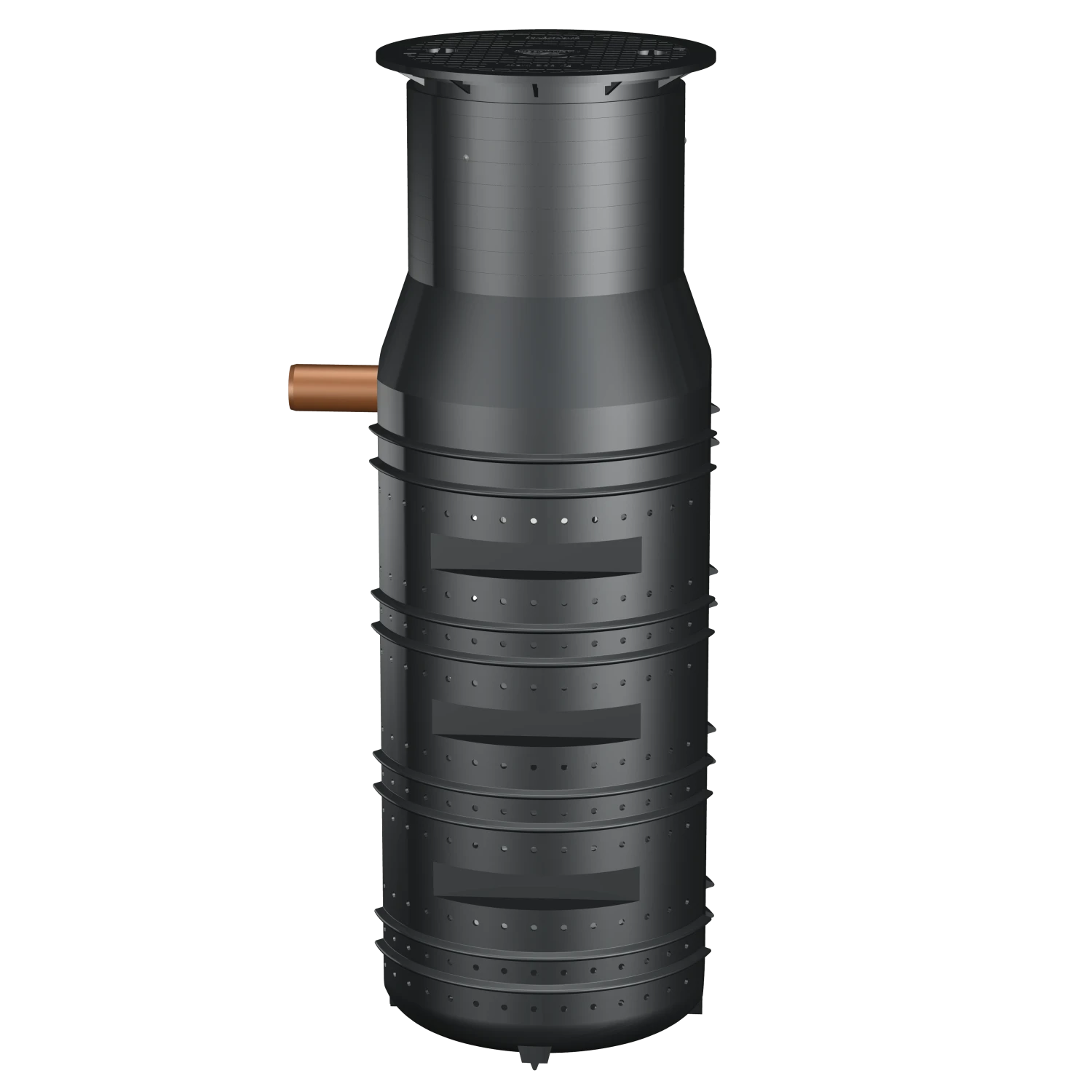 GreenLife Sickerschacht 950 L Gartenentwässerung Regenwassertank Mit Sieb 2 GreenLife Sickerschacht 950 L Gartenentwässerung Regenwassertank Mit Sieb – Bild 2