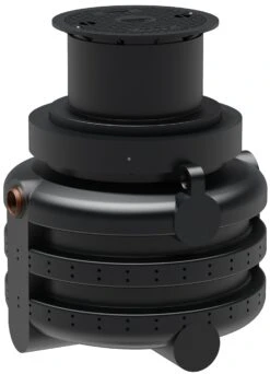 GreenLife Sickerschacht 1.000 L Gartenentwässerung Mit Sieb Ablauf