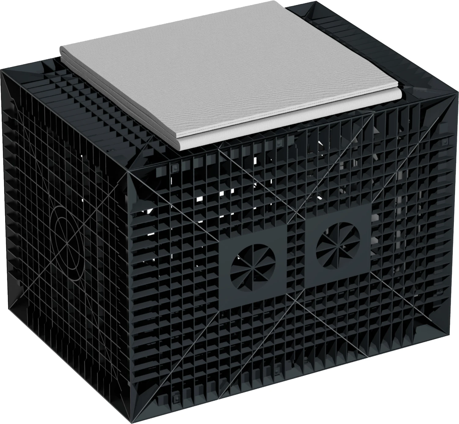 GreenLife Starter-Set Versickerung 280 L Gartenentwässerung Sickerwürfel 1 GreenLife Starter-Set Versickerung 280 L Gartenentwässerung Sickerwürfel