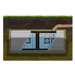 GreenLife Erweiterungsset Versickerung 1.680 L Sickerquader Gartenentwässerung -Entspannender Garten 8600335800 42835 prod 005