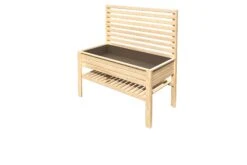 Karibu Hochbeet Mit Sichtschutz Naturbelassen -Entspannender Garten 8600335800 55741 prod 004