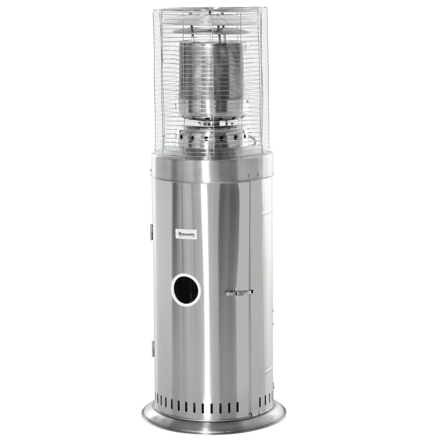 Outsunny Heizstrahler Elegantes Design, Hergestellt Aus Edelstahl, 10 KW Leistung Silber 55,6 X 55,6 X 143 Cm ( BxTxH) | Terrassenheizer Terrassenstrahler Balkonheizer 1 Outsunny Heizstrahler Elegantes Design, Hergestellt Aus Edelstahl, 10 KW Leistung Silber 55,6 X 55,6 X 143 Cm ( BxTxH) | Terrassenheizer Terrassenstrahler Balkonheizer
