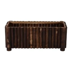 Outsunny Blumenkasten Natur 100 X 40 X 40 Cm (LxBxH) | Pflanzbeet Kräuterbeet Pflanzkasten Hochbeet -Entspannender Garten 8600336600 845 101 prod 006