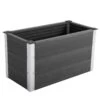 Outsunny Blumenkübel Grau 100 X 50 X 50 Cm (LxBxH) | Pflanzkasten Wetterfester Blumenkasten Garten