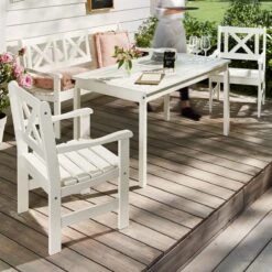 Outdoor-Stuhl-Set, 2-tlg. Landhaus Weiß -Entspannender Garten 8600342900 2334194 prod 003