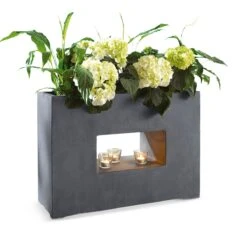 Pflanzkasten Boston Grau