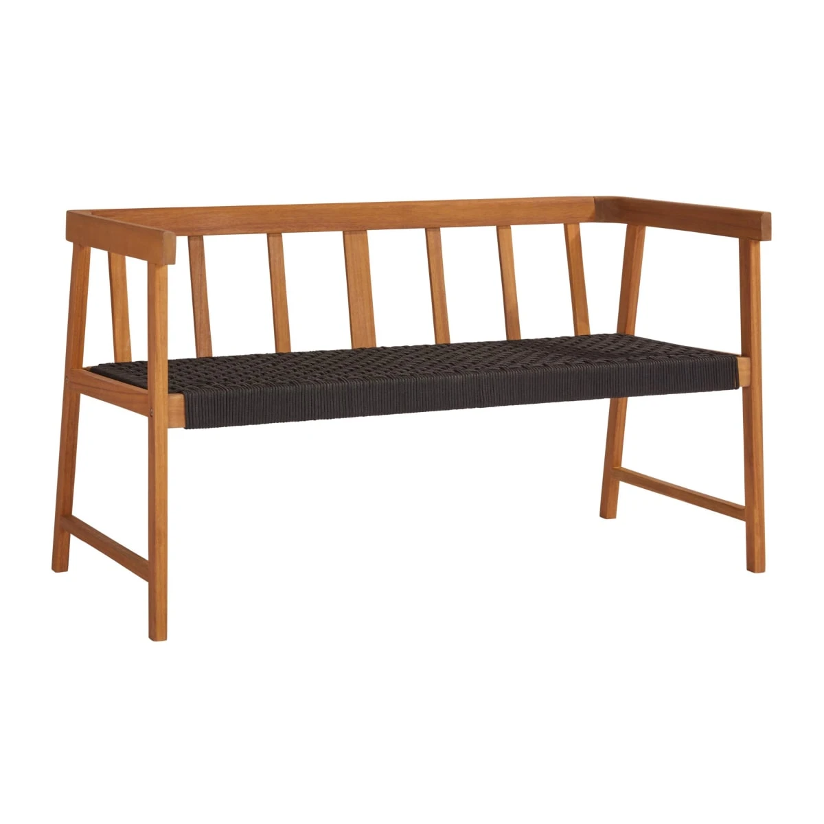 Outdoor-Bank Rivoli Natur/Schwarz