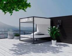 Outdoor-Doppelliege M. Sonnendach Tana Anthrazit -Entspannender Garten 8600342900 9404829 prod 003