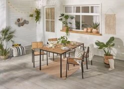 Pflanztopf-Set, 2-tlg. Ivy Schwarz/Beige -Entspannender Garten 8600342900 9443660 prod 003