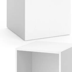 Vicco Blumenkasten Ruben Weiß 40x40cm Sitzhocker Blumen Übertopf Blumenkübel -Entspannender Garten 8600343700 34273 prod 006