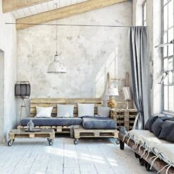 Vicco Europalette Möbelpalette Palettenbausatz Zerlegt 120x80cm Palettenmöbel -Entspannender Garten 8600343700 35937 prod 004