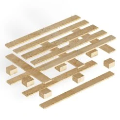 Vicco Europalette Möbelpalette Palettenbausatz Zerlegt 120x80cm Palettenmöbel -Entspannender Garten 8600343700 35937 prod 005