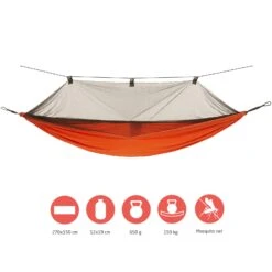 GRAND CANYON Bass Hammock Moskito Reise Hängematte Camping Tropen Netz 150 Kg Farbe: Rooibos Tea -Entspannender Garten 8600354700 A5149 9166 prod 003