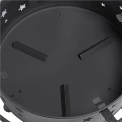 Yaheetech Feuerstelle Rund Garten Feuerstelle Kohlebecken Terrassenofen Für Heizung Outdoor Garten Terrasse Feuerschale Feuerstelle, Ø 76 X 50 Cm -Entspannender Garten 8600357600 A162 162 prod 005