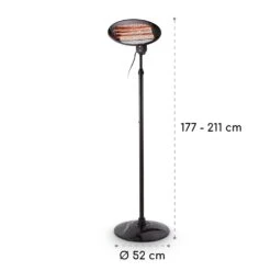 Shiny Hot Roddy Wickeltischheizstrahler Infrarot Lampe Quarz 1300W -Entspannender Garten 8600359300 11379 prod 005