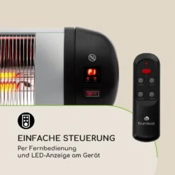 Rising Sun Zenith Heizstrahler 2500W IP34 Fernbedienung -Entspannender Garten 8600359300 12283 prod 006