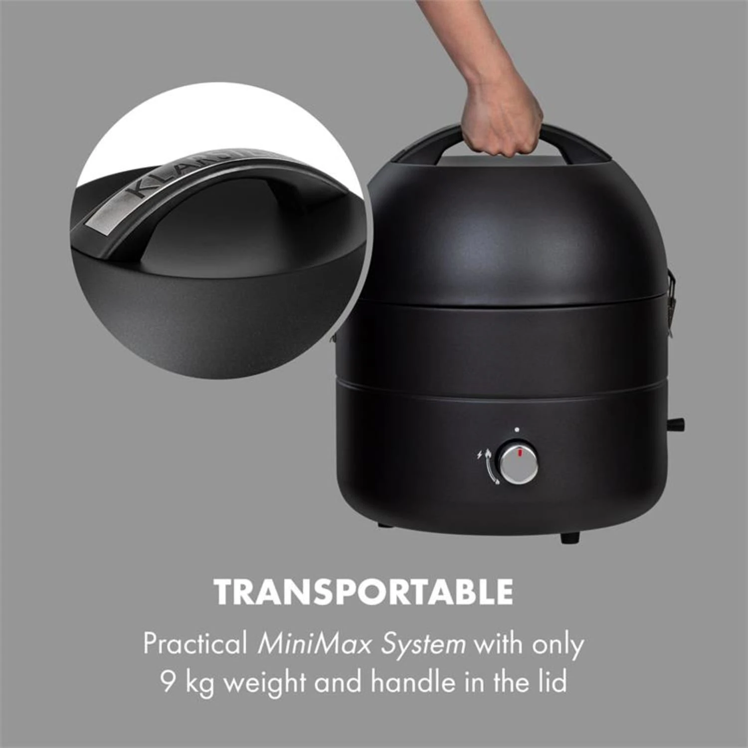 DareDevil BBQ-Gasgrill Campinggrill 2,5kW Ø29cm 4 Personen Stahl Schwarz 5 DareDevil BBQ-Gasgrill Campinggrill 2,5kW Ø29cm 4 Personen Stahl Schwarz – Bild 5