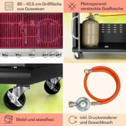 Tomahawk Gasgrill 5x3,6 KW + 2,7 KW Brenner 80x43,5 Cm Grill Edelstahl 10 Tomahawk Gasgrill 5x3,6 KW + 2,7 KW Brenner 80x43,5 Cm Grill Edelstahl -Entspannender Garten 8600359300 12369 prod 005